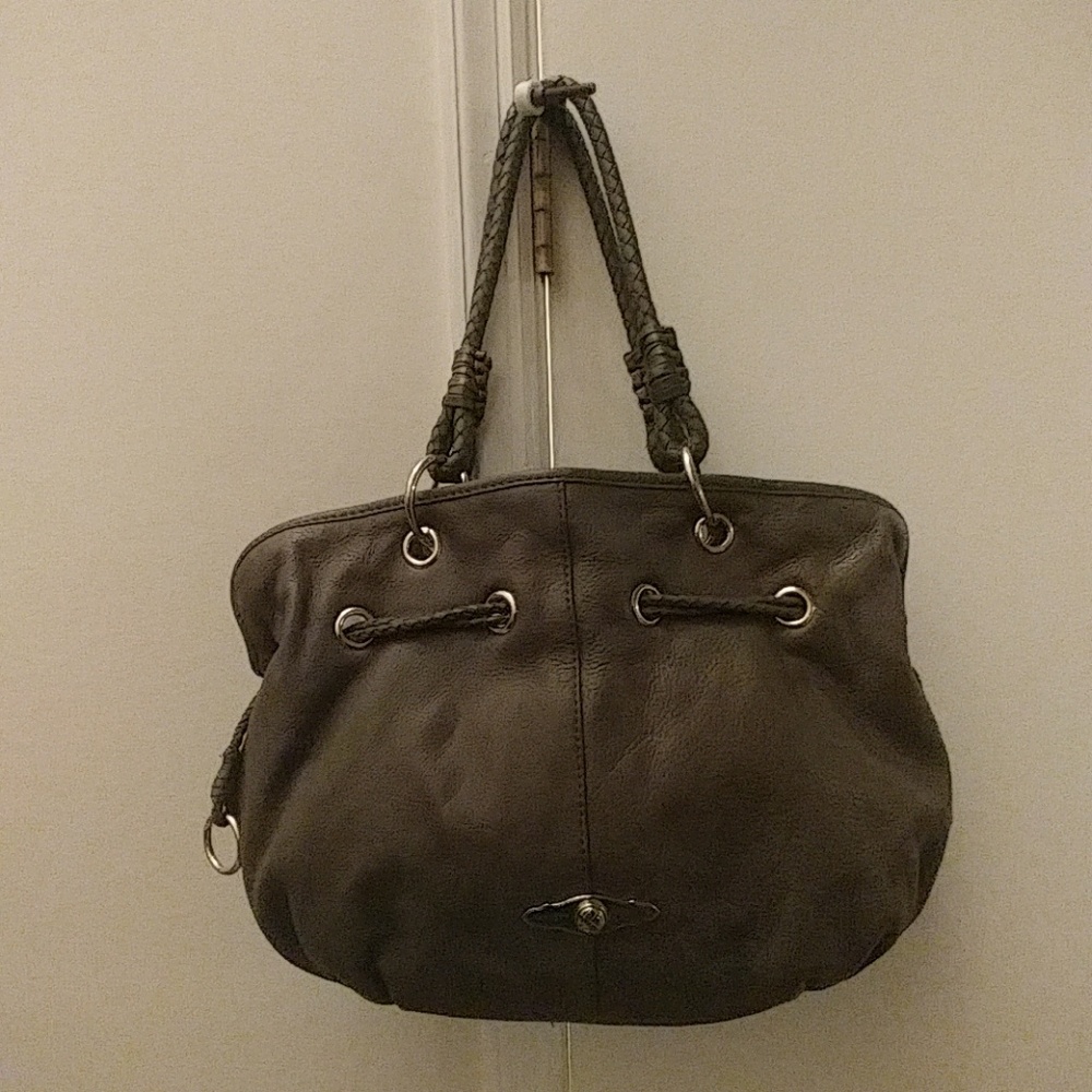 Elliott Lucca Leather Drawstring Shoulder Bag